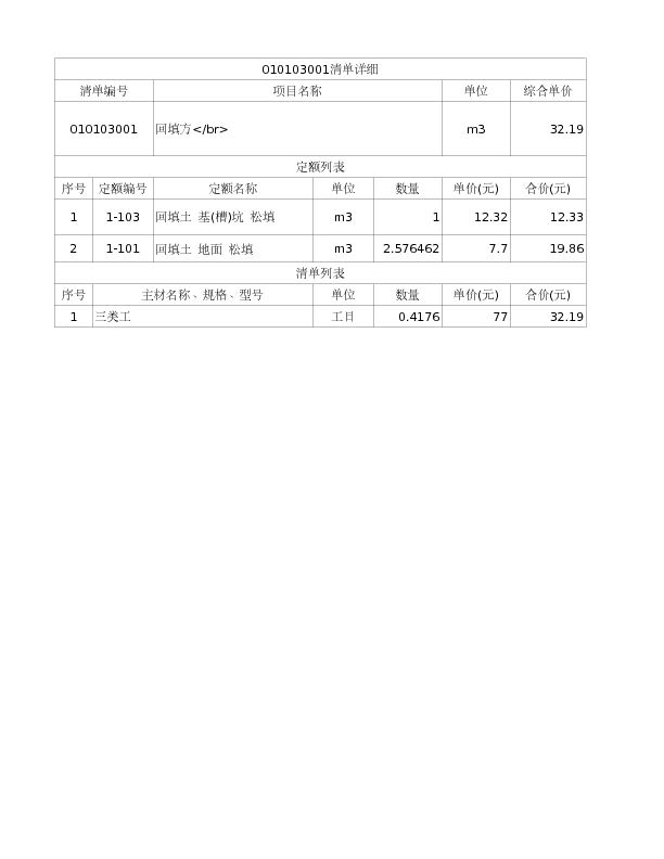 010103001  回填方</br>