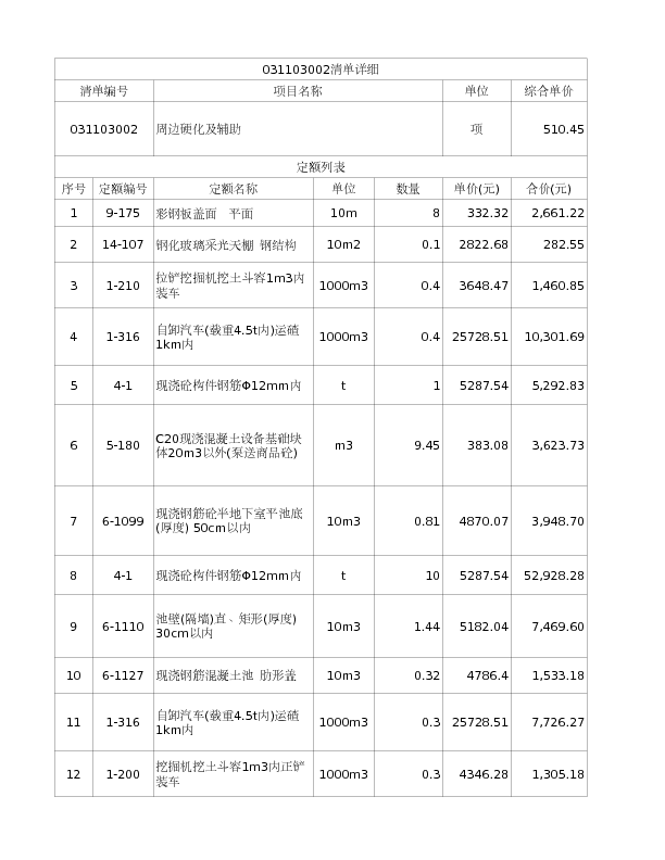 031103002  周边硬化及辅助