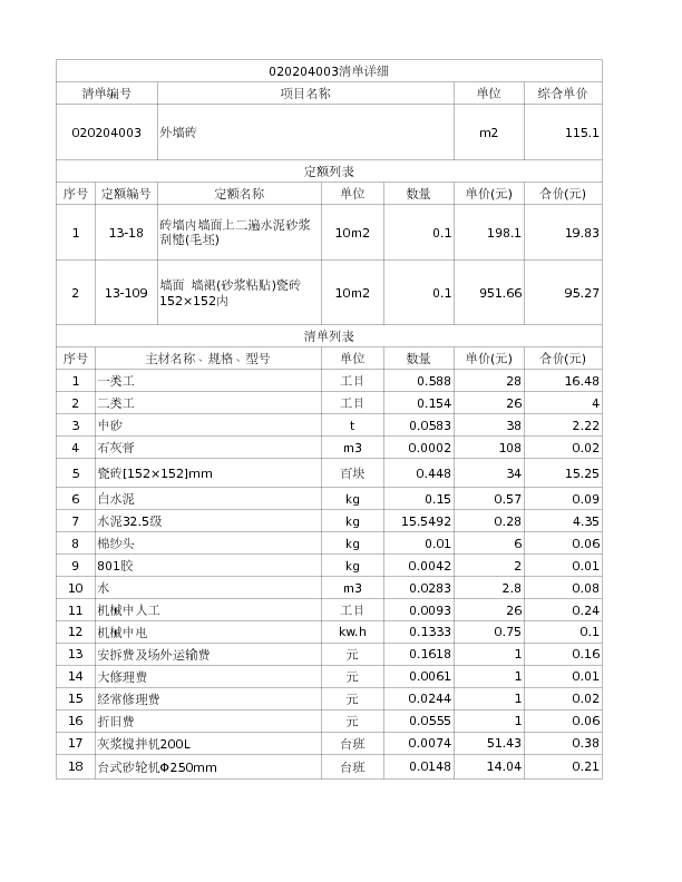 020204003  外墙砖