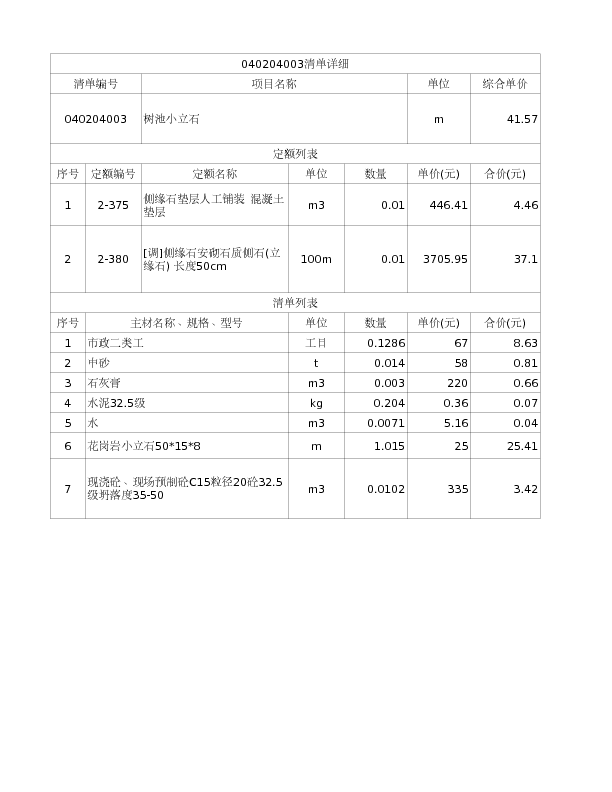 040204003  树池小立石