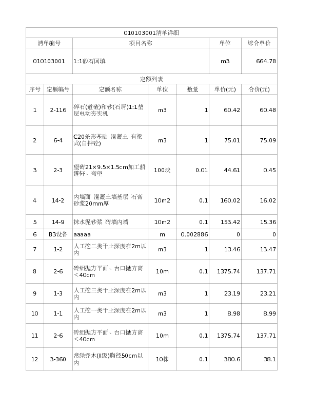 010103001  1:1砂石回填
